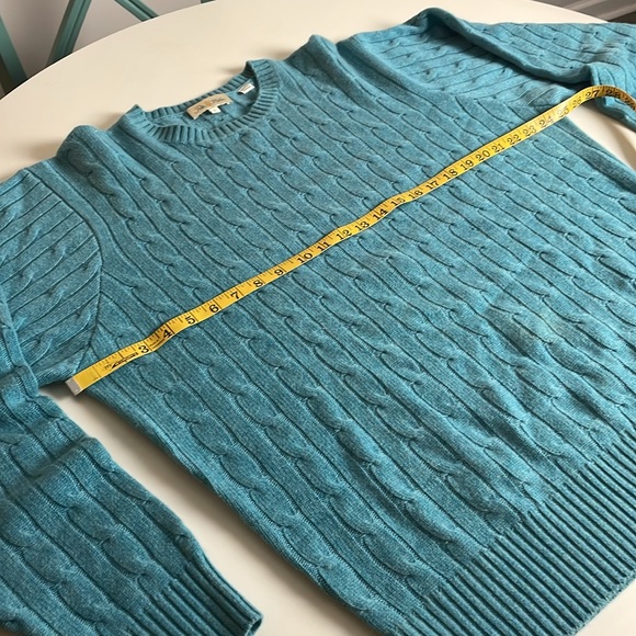 Peter Millar Blue Cashmere Pullover Knit Sweater- XL - Picture 9 of 11